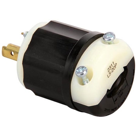 Cres Cor 125V Twistlock Plug 20A 0840-036